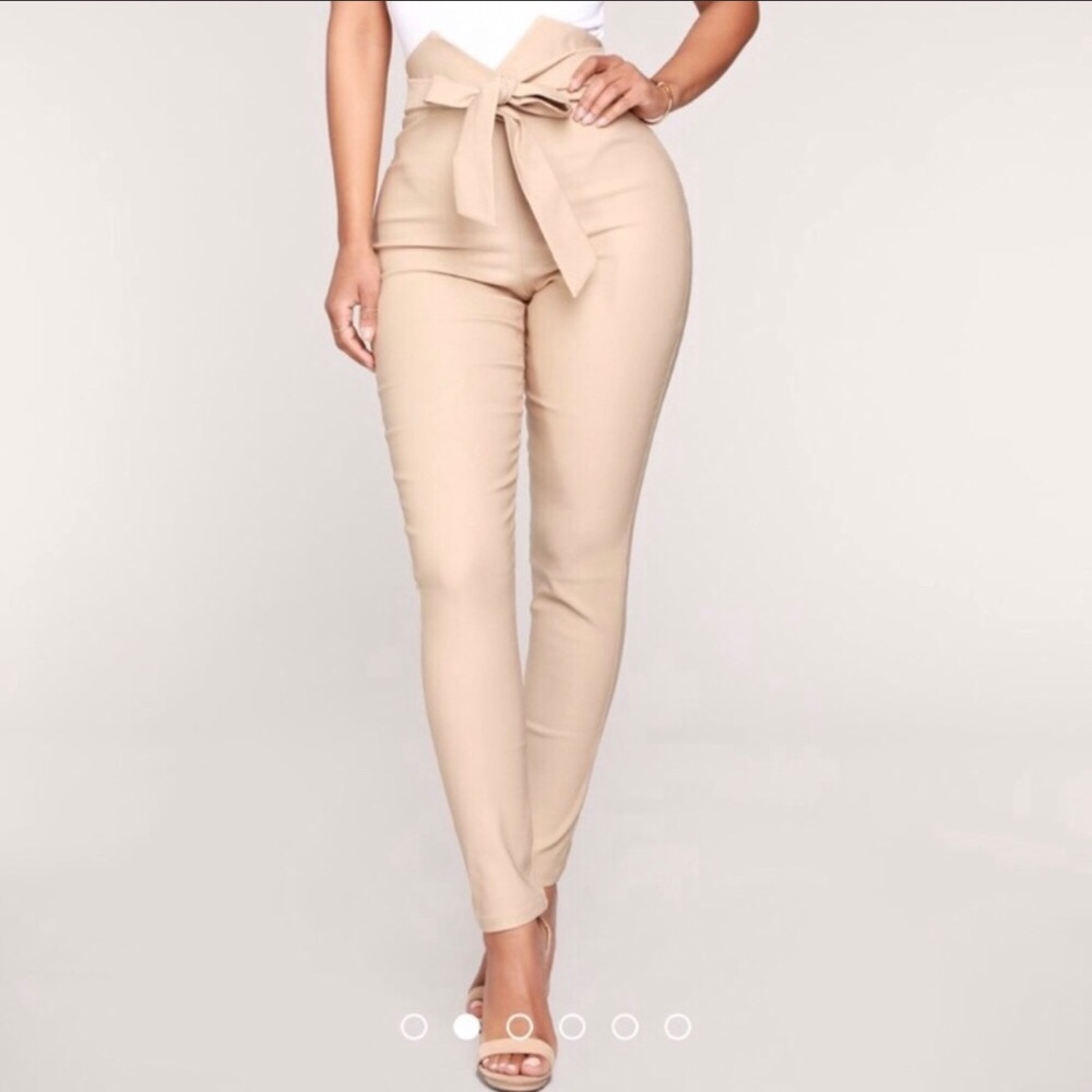 PrettyLittleThing stretch khaki
